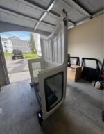 2007-18 jeep wrangler jk white hard top with freedom panels - Image 2