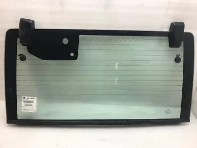 A heated rear tailgate window glass for a 2007-2010 Jeep Wrangler hardtop.