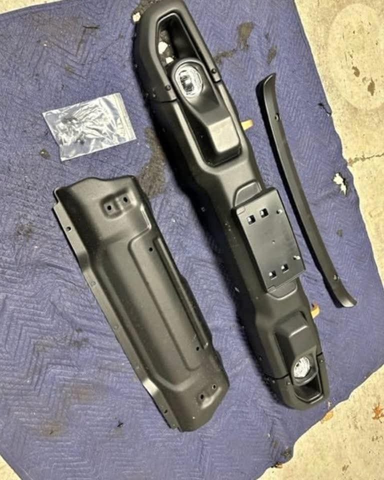 WhatsApp Image 2025-12-05 at 9.53.41 PM Mopar factory steel front and rear bumper assembly for a Jeep Wrangler or Gladiator. - Image 1