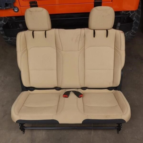 2018-2025 Jeep Wrangler JL 2 Door OEM Rear Seat Cloth Tan Brown.