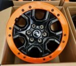 17” Ford Bronco Beadlock Sasquash Orange rims wheels - Image 2